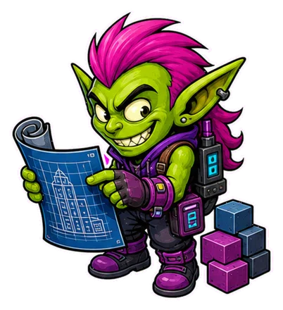 Architect Goblin transparent character art