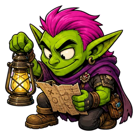 Lantern Goblin transparent character art