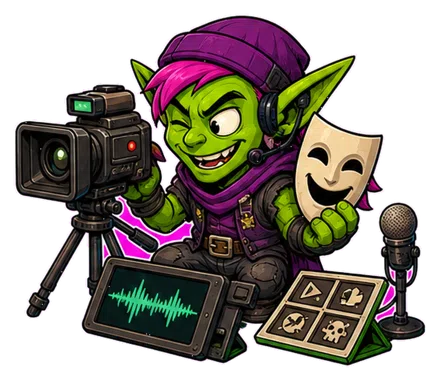 Media Goblin transparent character art