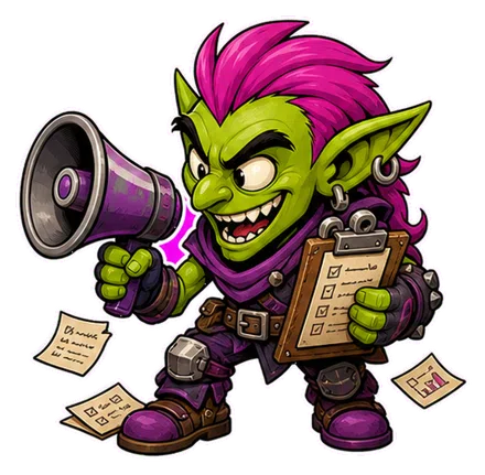 Producer Goblin transparent character art