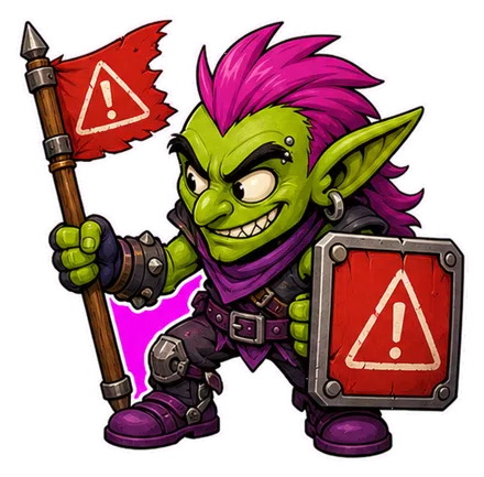 Risk Goblin transparent character art