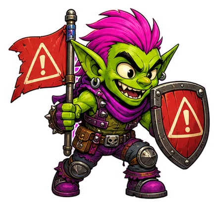 Risk Goblin transparent character art