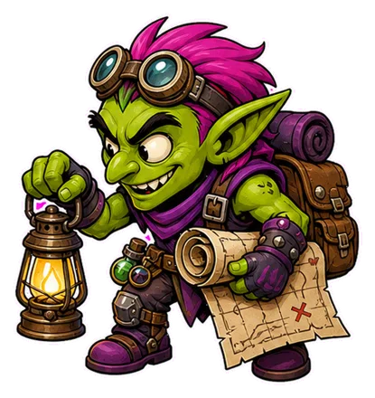 Scout Goblin transparent character art