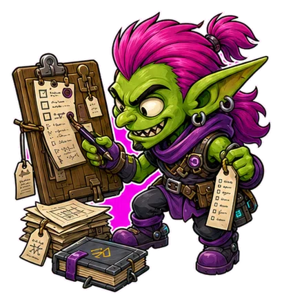Steward Goblin transparent character art