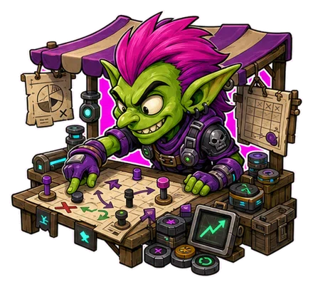 Strategy Goblin transparent character art